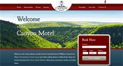 Desktop Screenshot of canyonmotels.com