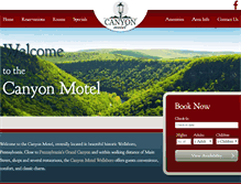 Tablet Screenshot of canyonmotels.com